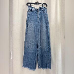 Free People wide leg jeans 24